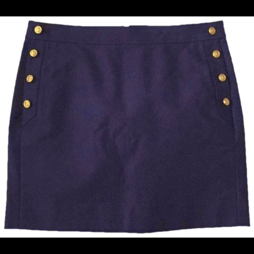 J.Crew sailor mini skirt